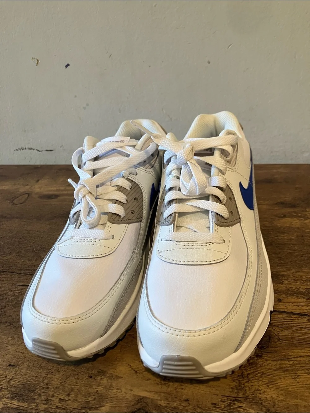 Nike Air Max 90 Summit White Racer Blue (GS)